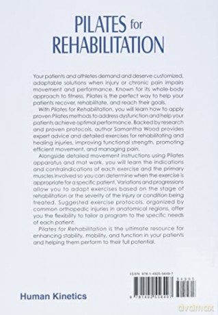 Pilates For Rehabilitation - Samantha Wood [KSIĄŻKA]