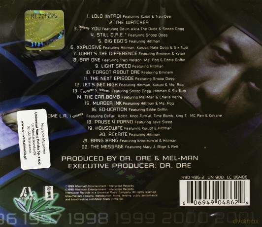 Dr Dre: Chronic 2001 [CD]