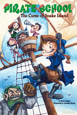 Pirateschl 1 Curse Snke Isl - Brian James [KSIĄŻKA]
