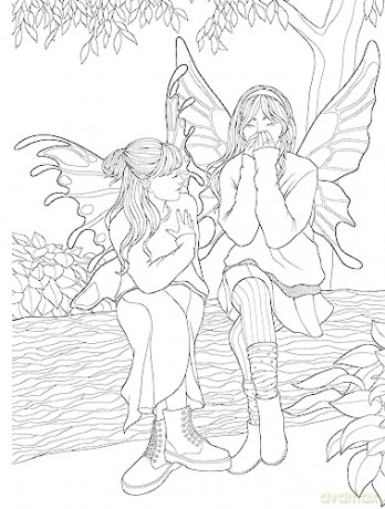 Pixie Dust Dreams Coloring Book - Paule Ledesma [KSIĄŻKA]