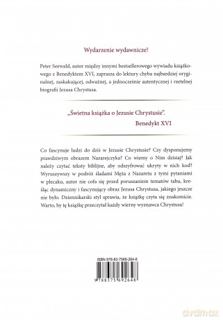 Jezus Chrystus Biografia - Seewald P. [KSIĄŻKA]