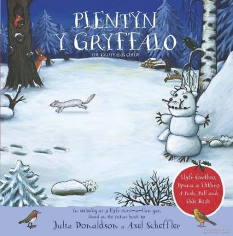 Plentyn Y Gryffalo Llyfr Gwthio Tynnu A - Julia Donaldson [KSIĄŻKA]