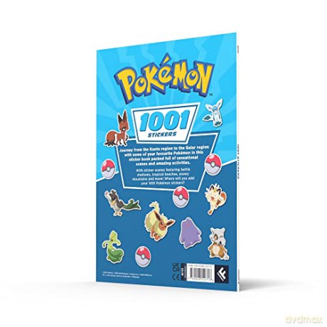 Pokemon 1001 Stickers - Pokemon [KSIĄŻKA]