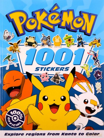 Pokemon 1001 Stickers - Pokemon [KSIĄŻKA]