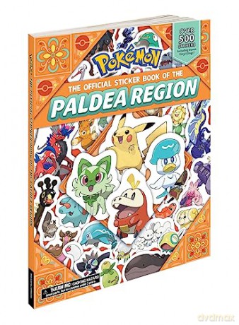 Pokemon Offical Sticker Book Of Paldea - Pichachu Press [KSIĄŻKA]