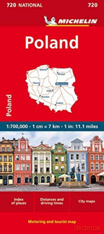 Poland Michelin National Map 720 - Michelin [KSIĄŻKA]