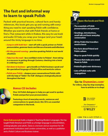 Polish For Dummies - Daria Gabryanczyk [KSIĄŻKA]