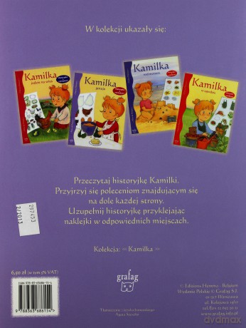 Kamilka Gotuje Historyjka Z Naklejkami [KSIĄŻKA]
