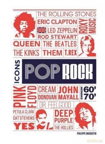 Pop Rock Icons - Philippe Margotin [KSIĄŻKA]