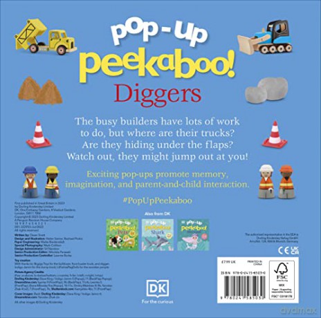 Pop Up Peekaboo Diggers [KSIĄŻKA]