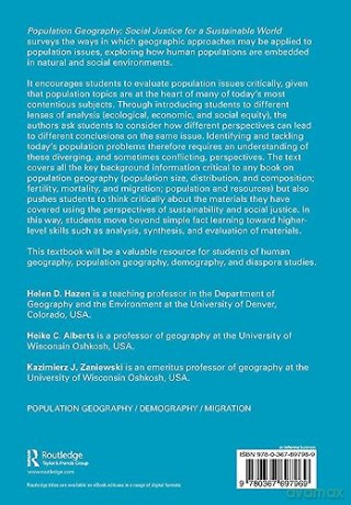 Population Geography - Helen D. Hazen [KSIĄŻKA]