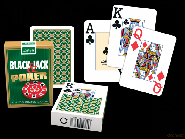 Karty Black Jack Onyx Helios Zielone [KSIĄŻKA]
