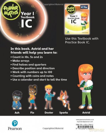 Power Maths Year 1 Textbook 1c - Tony Staneff [KSIĄŻKA]