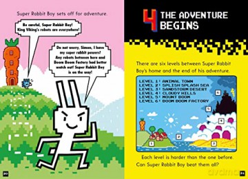 Press Start 1 Game On Super Rabbit Boy - Thomas Flintham [KSIĄŻKA]
