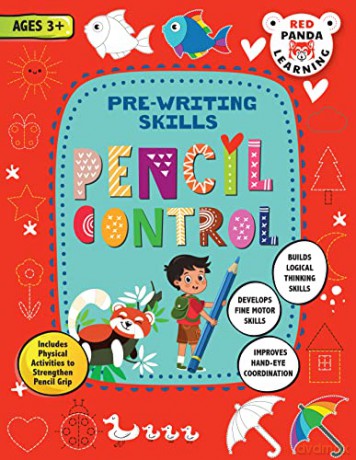 Prewriting Skills Pencil Control Red Pan - Red Panda [KSIĄŻKA]