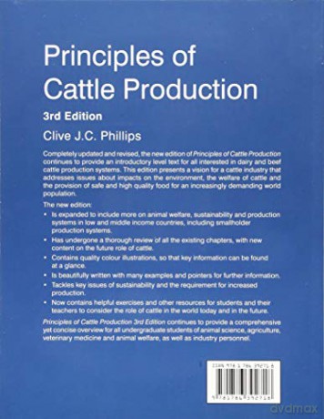 Principles Of Cattle Production 3e - Clive J.C. Phillips [KSIĄŻKA]