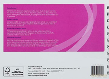 Professional Diploma In Accounting Synop - Kaplan [KSIĄŻKA]