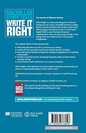 Psgu Write It Right 2e - Peck J Coyle M [KSIĄŻKA]