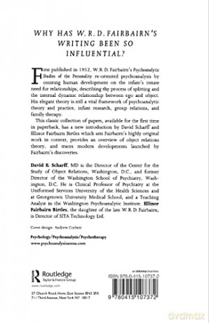 Psychoanalytic Studies Of The Personalit - W Ronald Fairbairn [KSIĄŻKA]