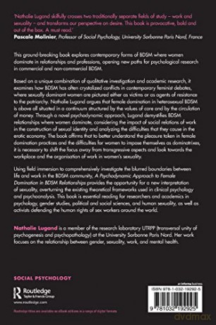Psychodynamic Approach To Female Dominat - Nathalie Lugand [KSIĄŻKA]