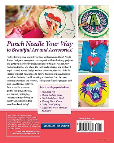 Punch Needle Tattoo Designs - Amy Buchanan [KSIĄŻKA]