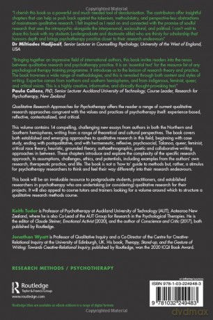Qualitative Research Approaches For Psyc - Keith Tudor [KSIĄŻKA]