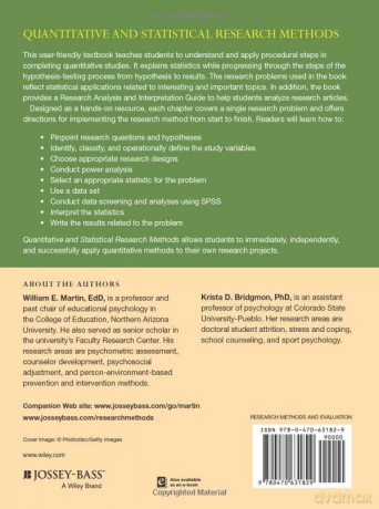 Quantitative And Statistical Research M - William E Martin [KSIĄŻKA]