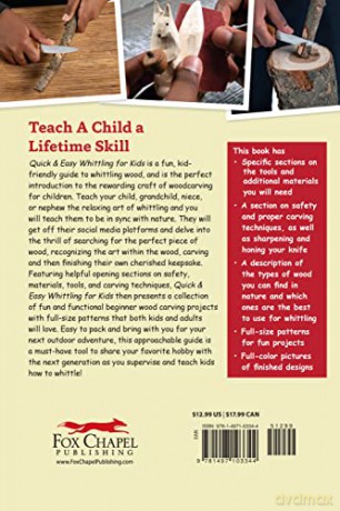 Quick Easy Whittling For Kids - Frank Egholm [KSIĄŻKA]