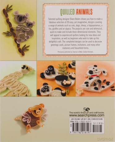 Quilled Animals - Diane Boden [KSIĄŻKA]