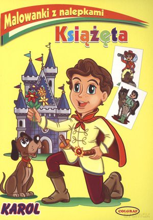 Książęta Malowanki Z Naklejkami [KSIĄŻKA]