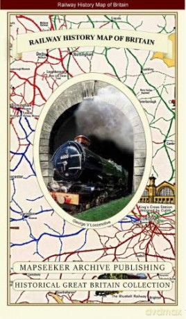 Railway History Map Of Britain Pictorial [KSIĄŻKA]