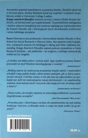 Księga Zmarłych Filozofów - S. Critcheley [KSIĄŻKA]