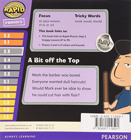 Rapid Phonics A Bit Off The Top Step 2 F - Paul Shipton [KSIĄŻKA]