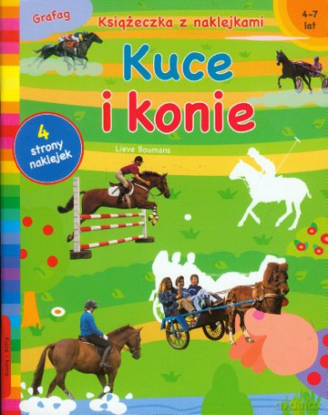 Kuce I Konie Książeczka Z Naklejkami [KSIĄŻKA]