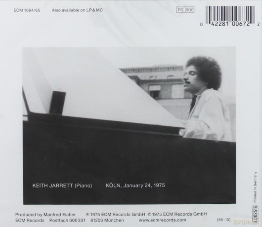 Keith Jarret: The Koeln Concert [CD]