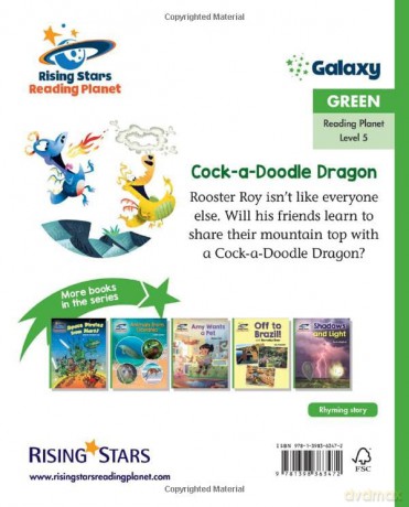 Reading Planet Cockadoodle Dragon Green - Lou Kuenzler [KSIĄŻKA]
