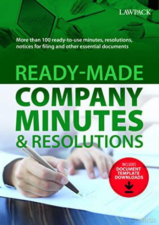 Ready Made Company Minutes Resolutions - Lawpack [KSIĄŻKA]
