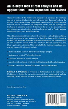 Real Analysis 2e - Folland [KSIĄŻKA]