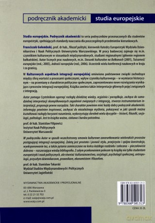 Kulturowe Aspekty Integracji Europejskiej - Gołembski F. [KSIĄŻKA]