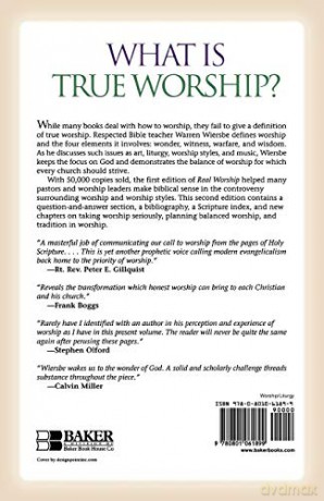 Real Worship 2nd Ed - Wiersbe Warren W [KSIĄŻKA]