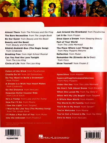 Really Easy Piano 40 Disney Songs [KSIĄŻKA]