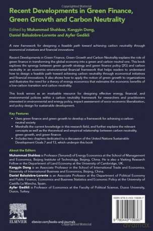 Recent Developments In Green Finance Gre - Muhammad Shahbaz [KSIĄŻKA]