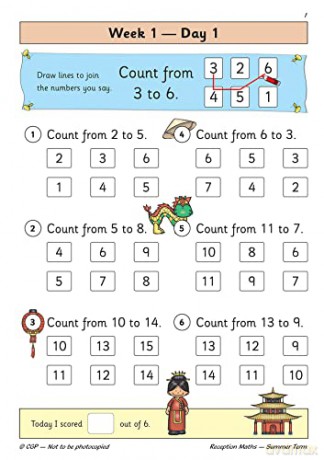 Reception Maths Daily Practice Book [KSIĄŻKA]