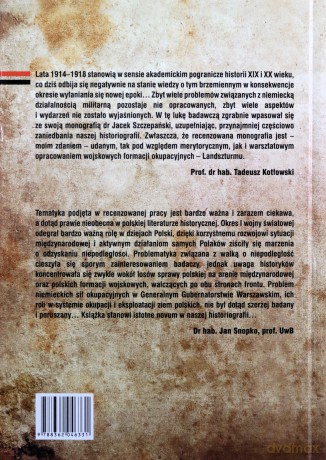 Landszturm W Generalnym Gubernatorstwie Warszawskim 1915-1918 - Szczepański J.E [KSIĄŻKA]