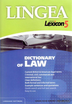 Lexicon 5 Dictionary Of Law Pccd Rom [KSIĄŻKA]