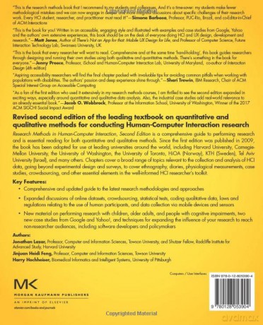 Research Methods In Human Computer Inter - Jonathan Lazar [KSIĄŻKA]