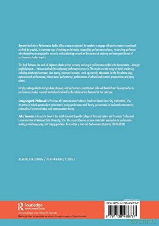 Research Methods In Performance Studies - Gingrich-Philbrook [KSIĄŻKA]