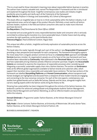 Responsible Fashion Business In Practice - Sennait Ghebreab [KSIĄŻKA]