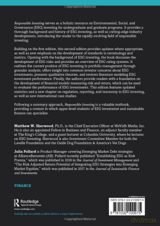 Responsible Investing - Matthew W. Sherwood [KSIĄŻKA]