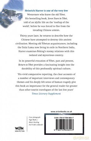 Return To Tibet - Heinrich Harrer [KSIĄŻKA]